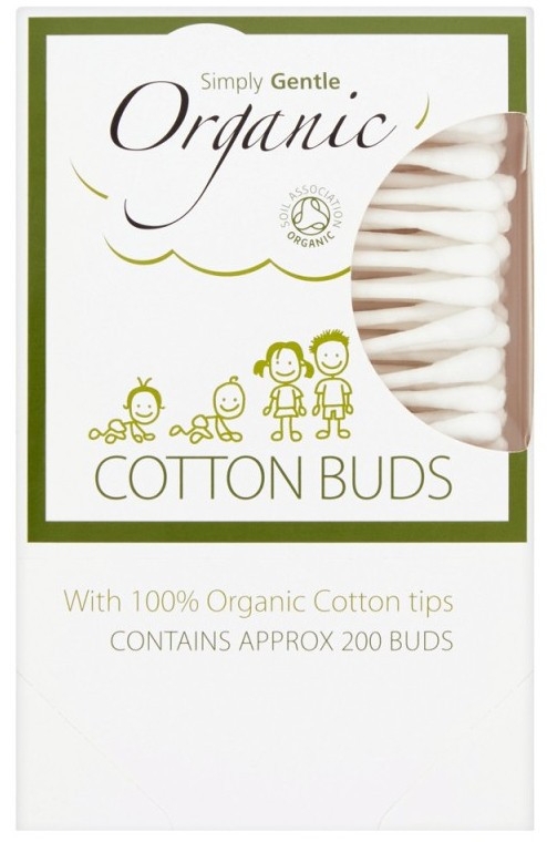 Ватні палички - Simply Gentle Organic Cotton Buds — фото N2
