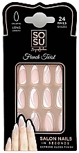 Набор накладных ногтей - Sosu by SJ Salon Nails In Seconds French Twist — фото N1