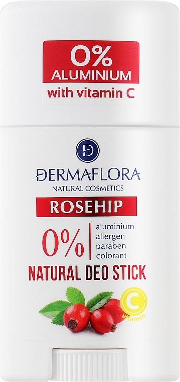 Дезодорант-стік "Шипшина" - Dermaflora Natural Deo Stick Rosehip — фото N1