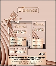 Парфумерія, косметика Набір - Bielenda Firming Peptides 40+ Set (ser/15ml + cr/50ml)