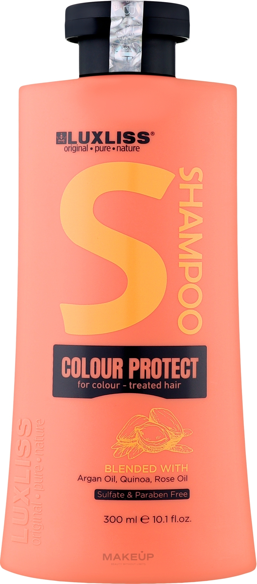 Шампунь для захисту кольору фарбованого волосся - Luxliss Color Protect Shampoo — фото 300ml