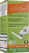 Тампоны из органического хлопка "Super Plus", 14шт - Masmi Silver Care — фото N1
