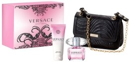 Парфумерія, косметика Versace Bright Crystal - Набір (edt 90ml + b/l 100ml + cosmetician)