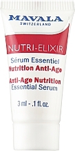 Антивікова сироватка-бустер для обличчя та зони навколо очей - Mavala SkinSolution Nutri-Elixir Anti-Age Nutrition Essential Serum (пробник) — фото N1