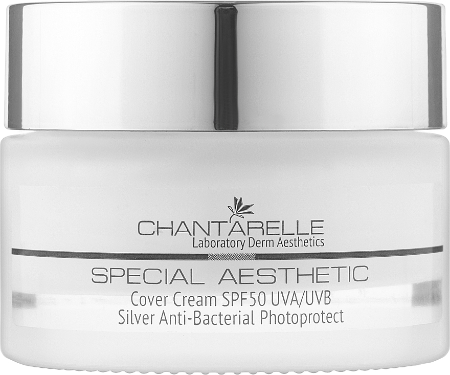 Завершальний антбактериальный крем - Chantarelle Special Aesthetics Cover Silver Cream Anti-Bacterial Photoprotect — фото N1