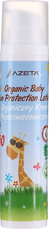 Органический детский солнцезащитный лосьон для тела - Azeta Bio Organic Baby Sun Protection Lotion SPF50 — фото N1