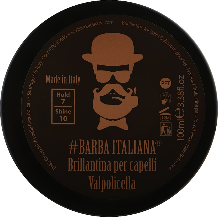 Бріолін для волосся - Barba Italiana Valpolicella Brillance Gel — фото N4
