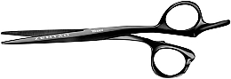 Ножницы парикмахерские прямые 9043, 13.97 см, черные - Tondeo Zentao Black Offset 5.5" — фото N2