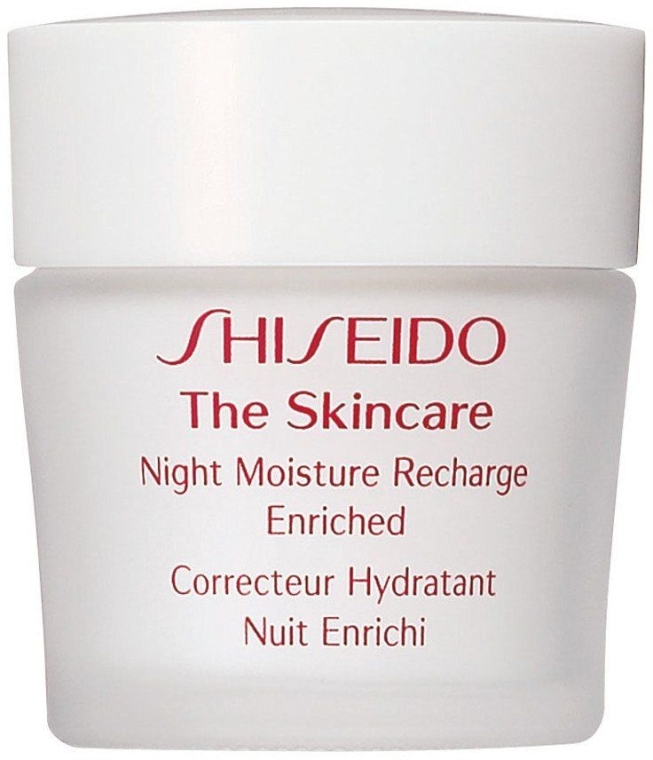 Нічний зволожуючий крем для обличчя - Shiseido The Skincare Night Moisture Recharge Enriched