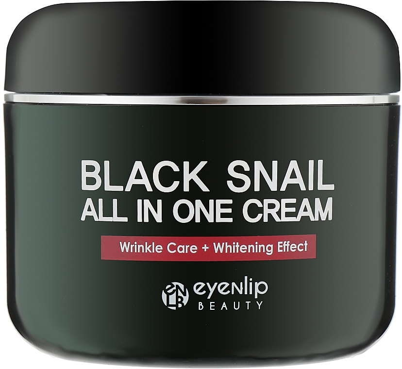 Відновлювальний крем з чорним равликом - Eyenlip Black Snail All In One Cream — фото N3