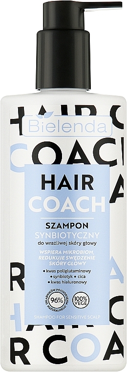 Шампунь для чутливої шкіри голови - Bielenda Hair Coach — фото N1