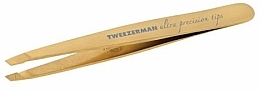 Пинцет для бровей - Tweezerman Studio Ultra Precision Slant Tweezer — фото N1