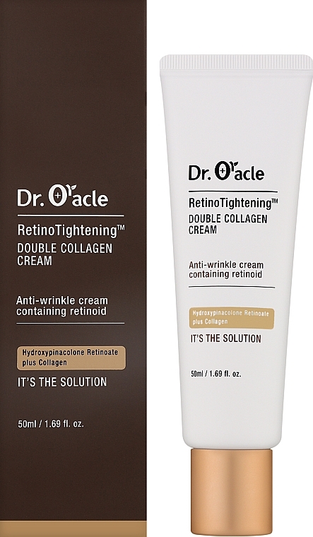 Крем для обличчя - Dr. Oracle Retino Tightening Double Collagen Cream — фото N2