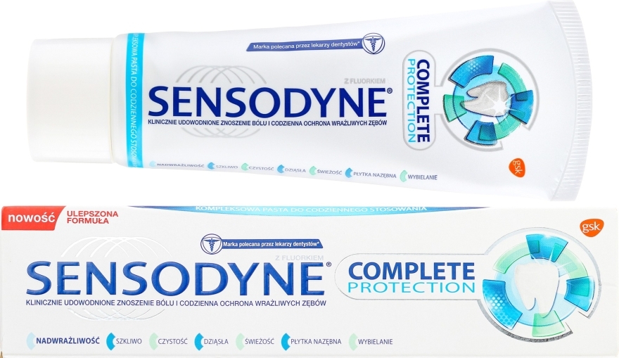 Зубна паста "Комплексний захист. Екстра свіжість" - Sensodyne Complete Protection — фото N1