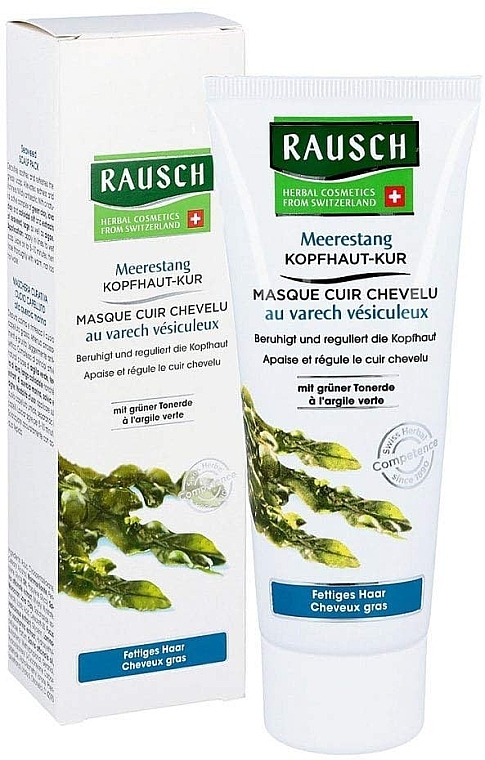 Маска для жирных волос - Rausch Meerestang Kopfhaut-Kur — фото N1