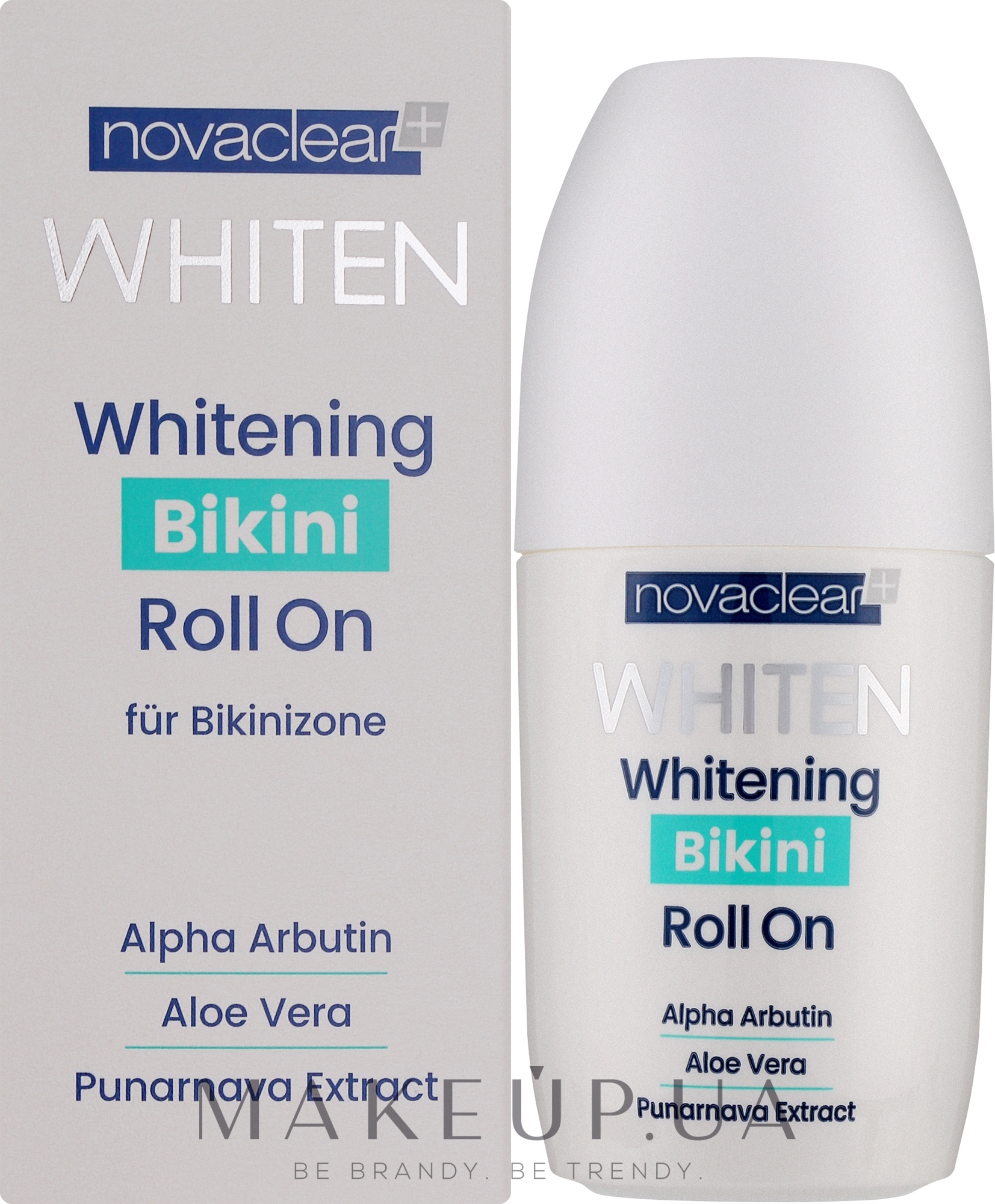 Відбілювальний ролик для зони бікіні - Novaclear Whiten Whitening Bikini Roll On — фото 50ml