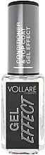 Зміцнювач для нігтів - Vollare Cosmetics Gel Effect Top Coat — фото N1