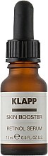 Духи, Парфюмерия, косметика Бустер-сыворотка для лица "Ретинол" - Klapp Skin Booster Retinol