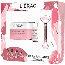 Духи, Парфюмерия, косметика Набор - Lierac Supra Radiance Set (f/cr/50ml + f/milk/30ml + roller/1pcs)