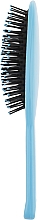 Щітка для волосся масажна, С0258-2, 22х7 см, блакитна з чорним - Rapira — фото N2