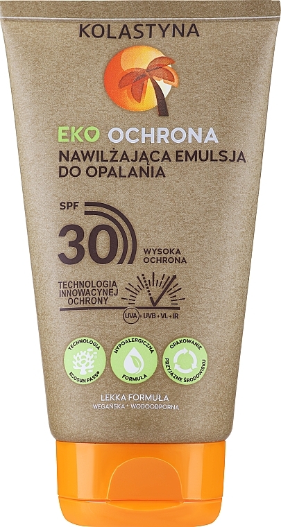 Солнцезащитный лосьон - Kolastyna ECO Protection Milk SPF30 — фото N1