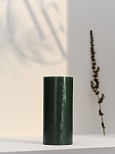 Свеча-цилиндр, диаметр 7 см, высота 15 см - Bougies La Francaise Cylindre Candle Green — фото N2