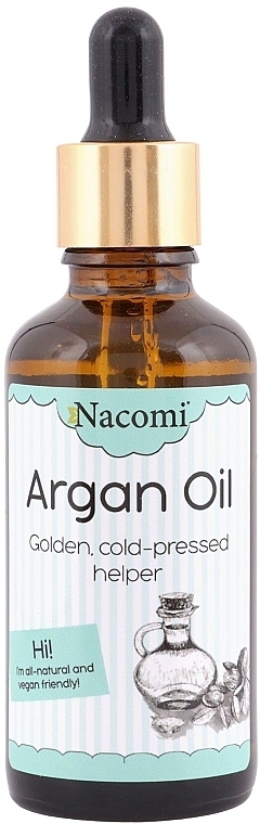 Аргановое масло для кожи, волос и ногтей  - Nacomi Argan Oil  — фото N1