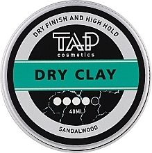 Парфумерія, косметика Глина для укладання волосся "Sandalwood" - TAP Cosmetics Dry Clay