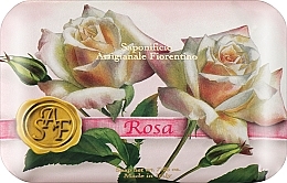 Мило туалетне "Троянда" - Saponificio Artigianale Fiorentino Rose Soap — фото N1