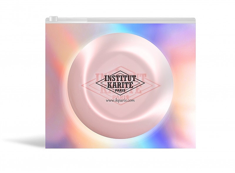 Мыло "Роза" - Institut Karite Rose Shea Macaron Soap With Hologram Pouch — фото N1