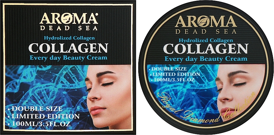 Зволожувальний крем з колагеном - Aroma Dead Sea Hydrolyzed Collagen Every Day — фото N2