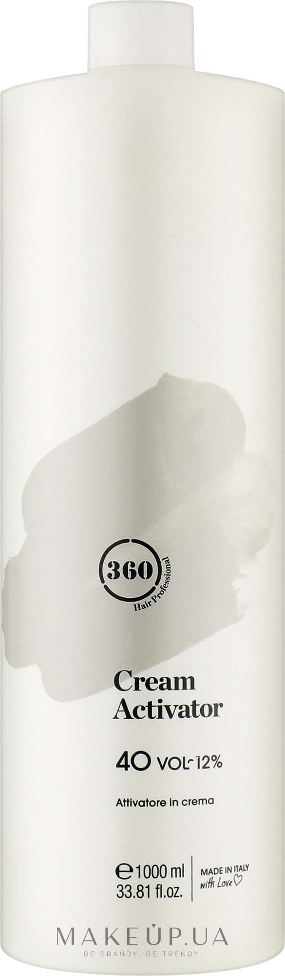 Крем-активатор 40 - 360 Cream Activator 40 Vol 12% — фото 1000ml