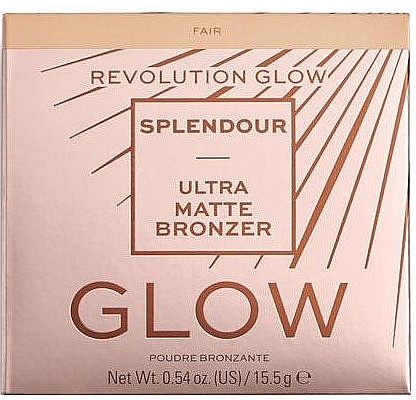 Бронзер для лица - Makeup Revolution Glow Splendour Ulta Matte Bronzer — фото N1