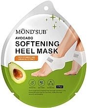 Пом'якшувальна маска для п'ят з авокадо - Mond'Sub Avocado Softening Heel Mask — фото N1