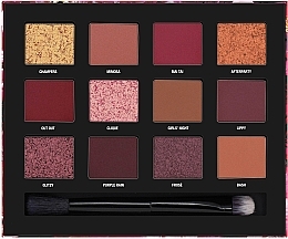 Палетка тіней - W7 Let's Party With Vickaboo Pressed Pigment Palette — фото N2