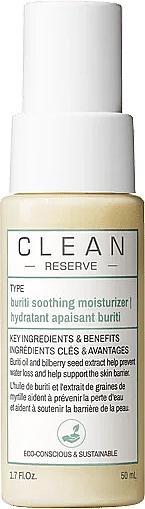 Заспокійливий зволожувальний крем для обличчя "Буріті" - Clean Reserve Buriti Soothing Moisturizer — фото N1