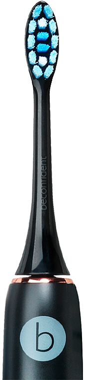 Електрична відбілювальна зубна щітка, чорна з золотом - Beconfident Sonic Whitening Electric Toothbrush Black/Rose Gold — фото N3