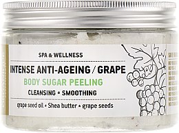 Антивозрастной сахарный пилинг для тела - Organique Spa Therapies Grape Sugar Peeling — фото N3