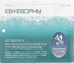 Духи, Парфюмерия, косметика Тканевая маска для лица - Estesophy Marvelous Sheet Seaweed Mask
