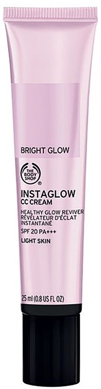 СС-крем для лица - The Body Shop Bright Glow Instaglow CC Cream SPF 20 — фото N1