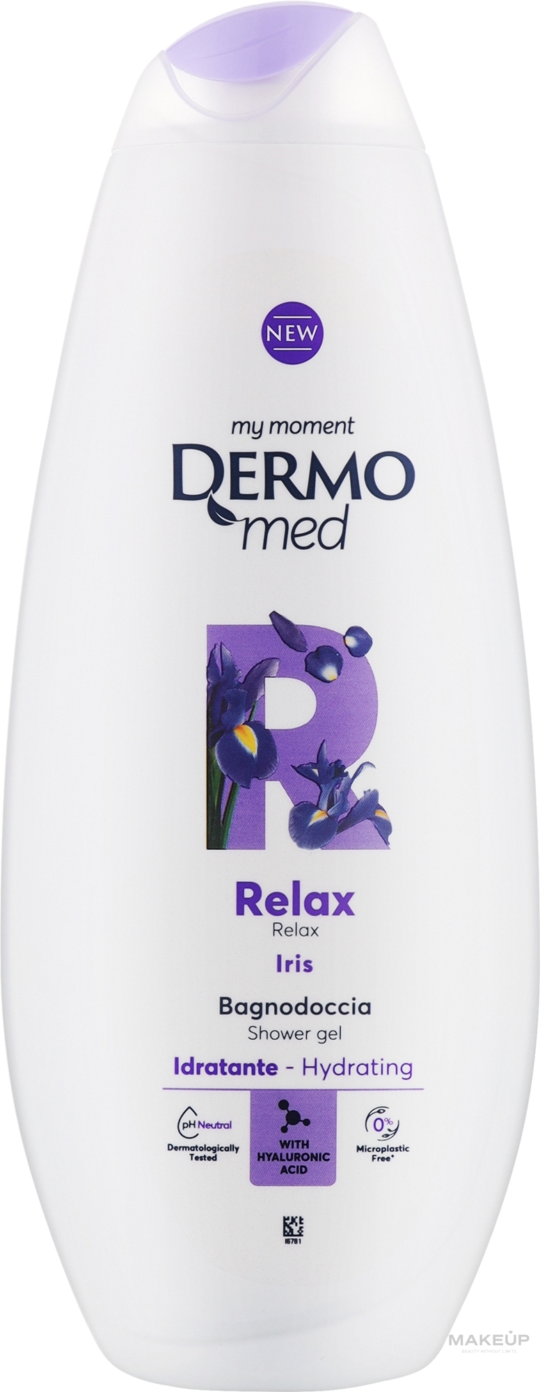 Гель для душа "Ирис" - Dermomed Relax Iris Shower Gel  — фото 750ml