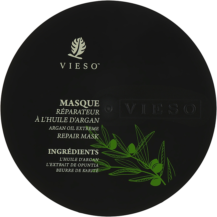 Відновлювальна маска для волосся з аргановою олією - Vieso Argan Oil Repair Hair Mask