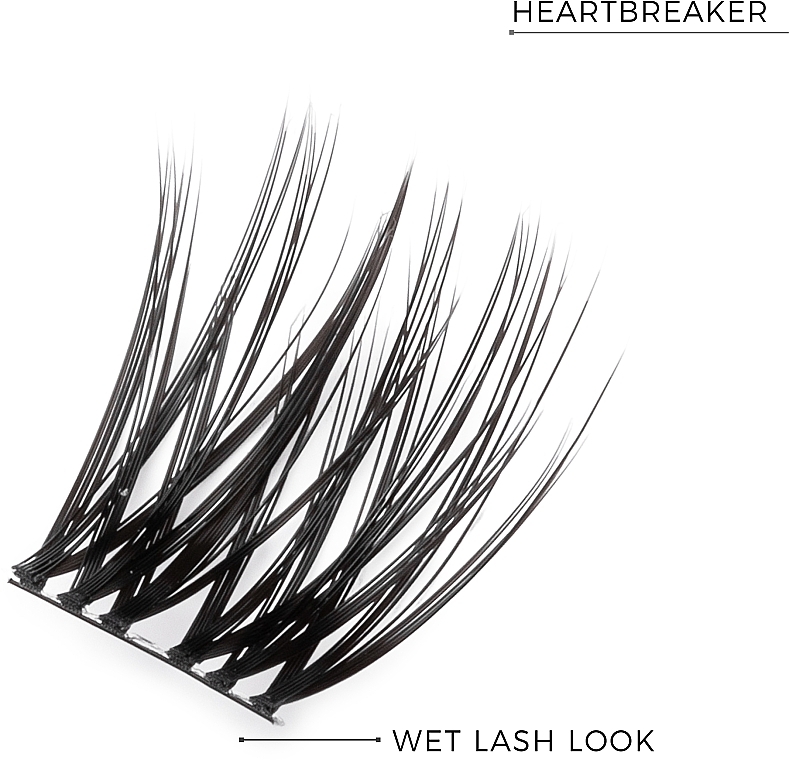 Накладные ресницы - Nanolash Diy Eyelash Extensions Heartbreaker — фото N11