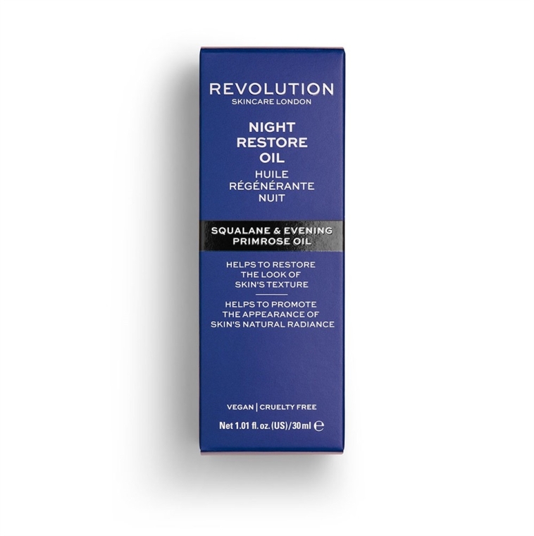 Масло придающее сияние - Makeup Revolution Skincare Night Restore Oil — фото N3