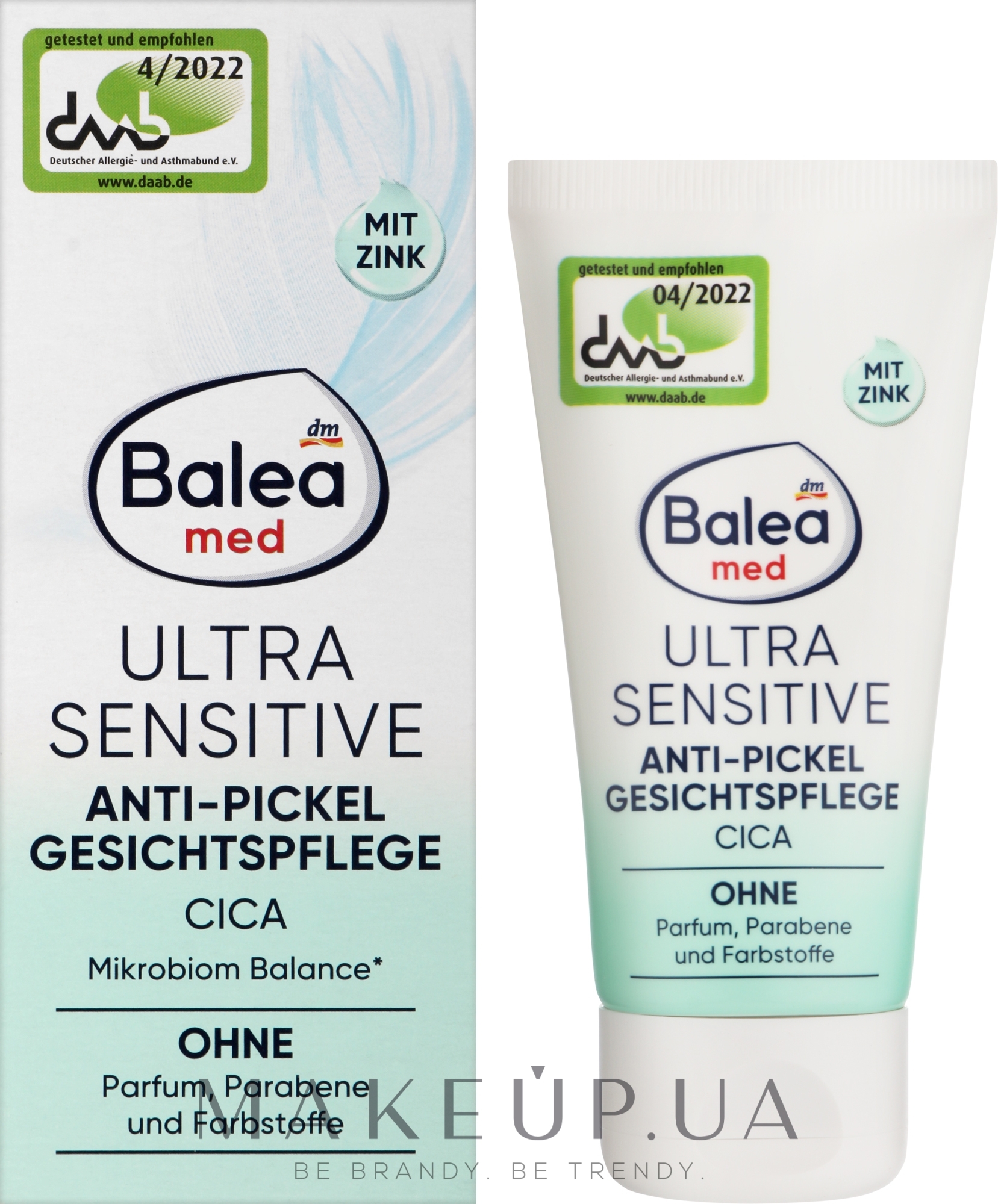 Крем для обличчя проти прищів - Balea MED Ultra Sensitive Anti-Pickel — фото 50ml