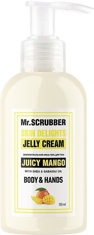 Зволожувальний крем-гель для тіла "Соковите манго" - Mr.Scrubber Body & Hands Cream