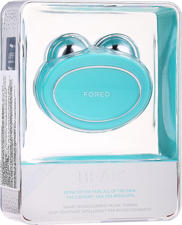 Пристрій для масажу й зміцнення шкіри обличчя - Foreo Bear Mint — фото N1
