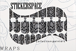 Духи, Парфюмерия, косметика Дизайнерские наклейки для ногтей "Dramatic" - StickersSpace