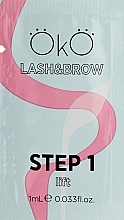 Духи, Парфюмерия, косметика Средство для ламинирования ресниц и бровей - OkO Lash & Brow Step 1 Lift