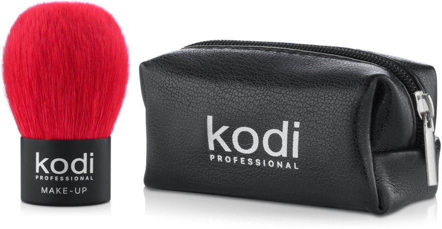 Кисть кабуки, красная - Kodi Professional — фото N1